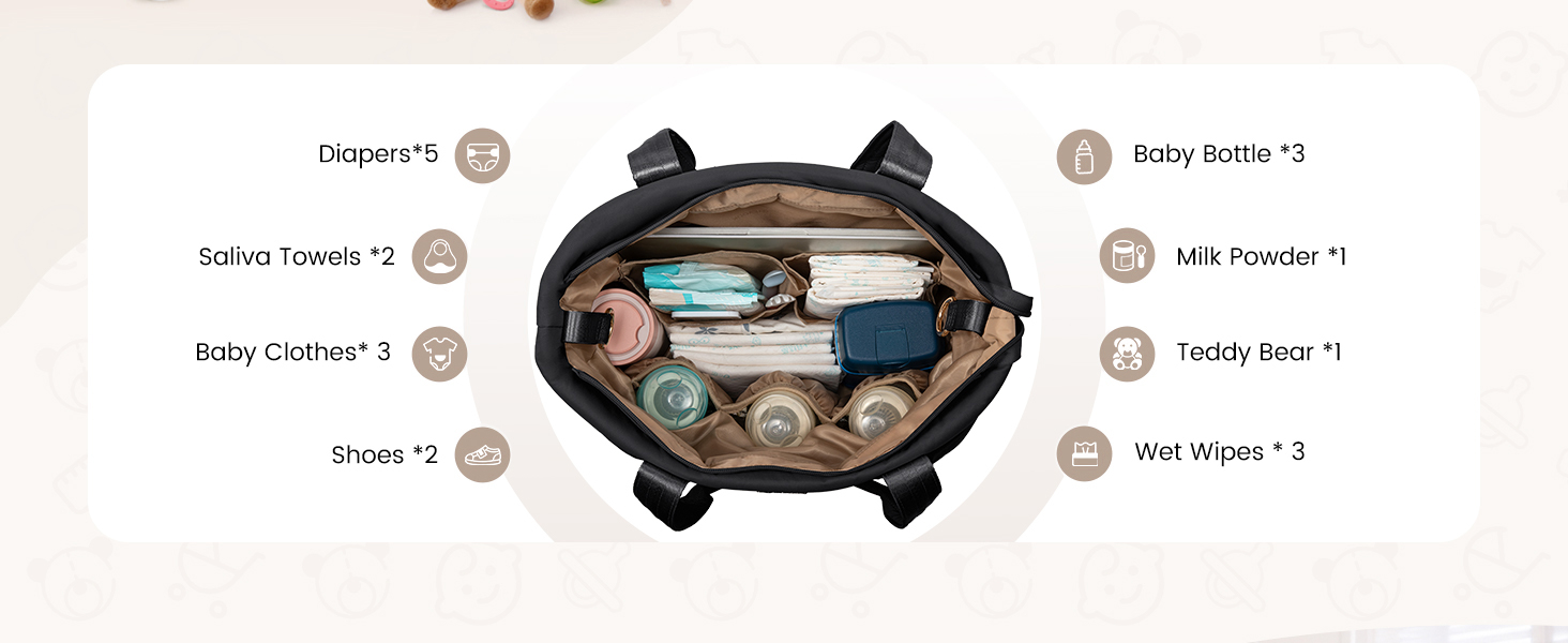 diaper tote bag