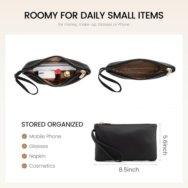 LOVEVOOK Laptop Tote Bag for Women 15.6 Inch Work Bag Leather Laptop Bag with Clutch, Large Capacity Office Purse Computer Briefcase Shoulder Bag for Casual Business Travel, Apricot&brown - Image 15