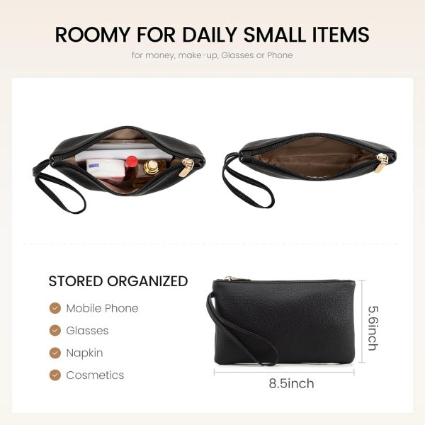 LOVEVOOK Laptop Tote Bag for Women 15.6 Inch Work Bag Leather Laptop Bag with Clutch, Large Capacity Office Purse Computer Briefcase Shoulder Bag for Casual Business Travel, Apricot&brown - Image 23