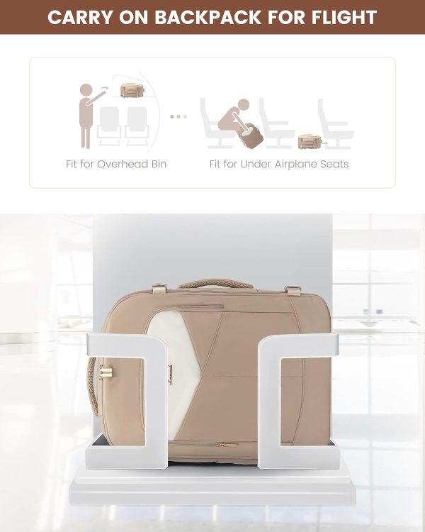 LOVEVOOK Travel Backpack for Women&Men,TSA Personal Item Travel Bag Fit 17inch Laptop,Carry on Backpack for Airplanes with 3 Packing Cubes,40L Waterproof Travel Essentials Airline Approved Luggage - Image 37